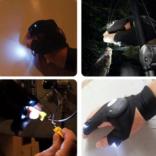 Guantes Linterna Led