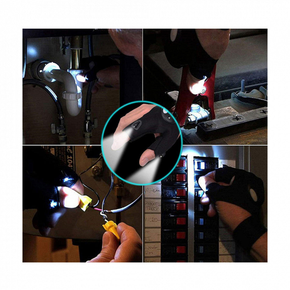 Guantes Linterna Led