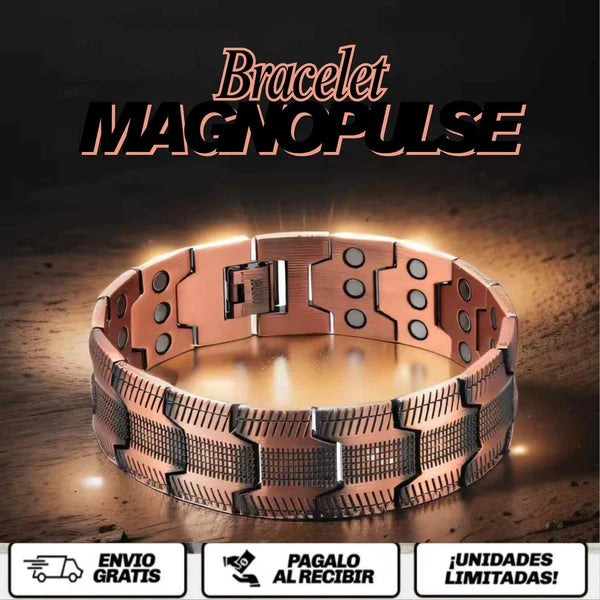 Magno Pulse, brazalete que equilibra tu energía, mejora tu bienestar y transforma cómo te sientes cada día.