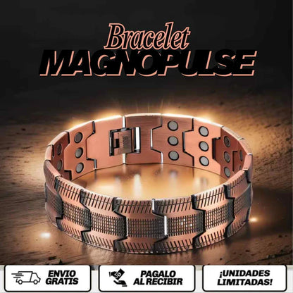 Magno Pulse, brazalete que equilibra tu energía, mejora tu bienestar y transforma cómo te sientes cada día.